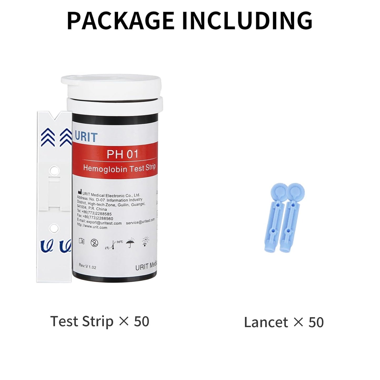 PH-01A hemoglobin test strip product details